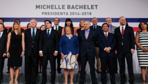 Michelle Bachelet presents her cabinet. Photo: michellebachelet.cl