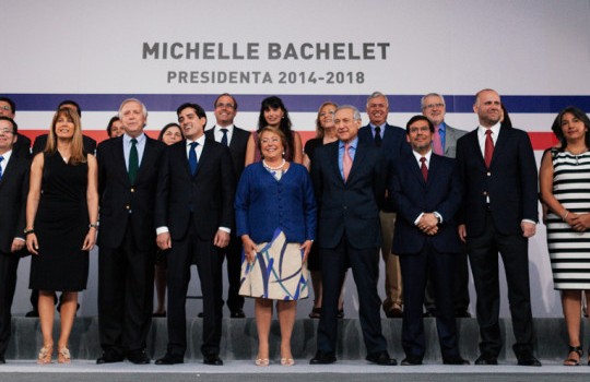 Michelle Bachelet presents her cabinet. Photo: michellebachelet.cl