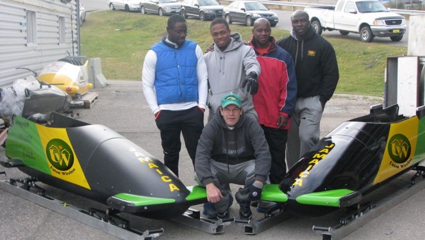 Jamaican Bobsled Team. Photo: Jamaica Bobsleigh Federation