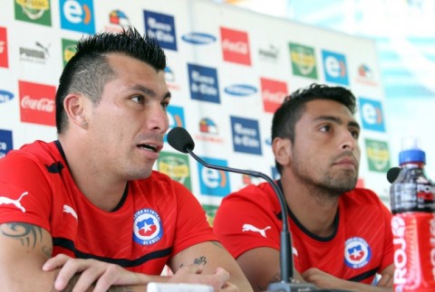 Gary Medel has been included in the Chile team despite injury. Photo: ANFP