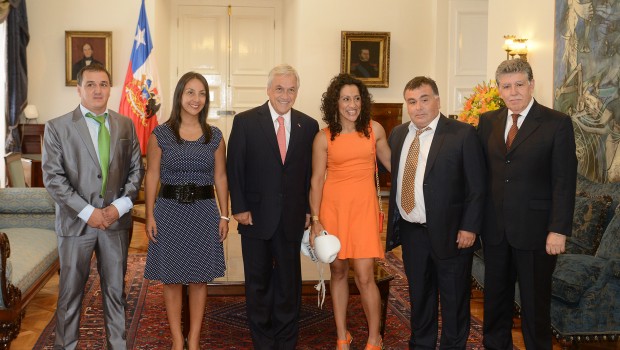 Carolina Rodríguez at La Moneda. Photo: Gobierno de Chile