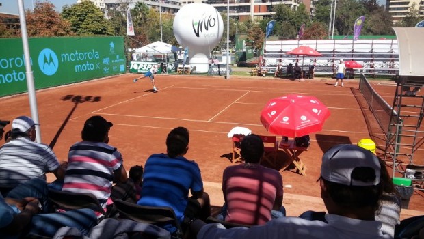 Gonzalo Lama in action at Club Providencia. Photo: Daniel Boyle