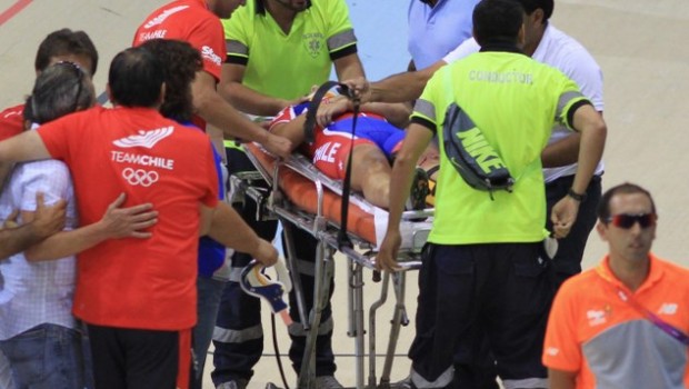 Irene Aravena was taken to Clinica Santa Maria. Photo: Vasilios Devletoglou