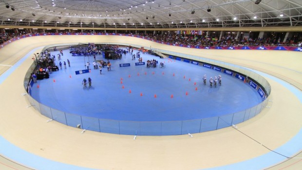 The Parque Peñalolen velodrome. Photo: Vasilios Devletoglou