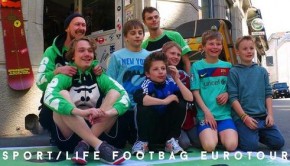 Sport/Life European Footbag Tour. Photo: Michelle Boychuk