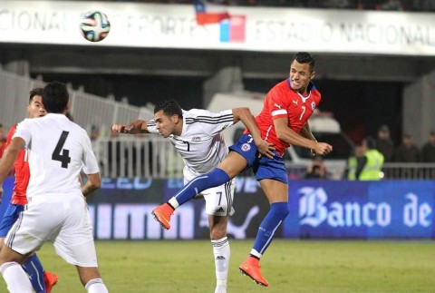 Alexis Sánchez starred for Chile against Egypt. Photo: ANFP