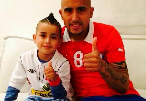 Arturo Vidal. Photo: @reyarturo237Twitter