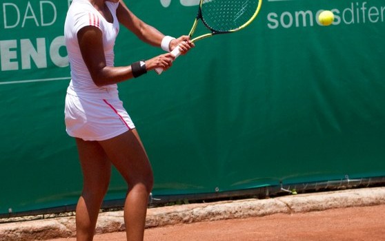 Daniela Seguel is in to the main draw at Wimbledon. Photo: Vasilios Devletoglou