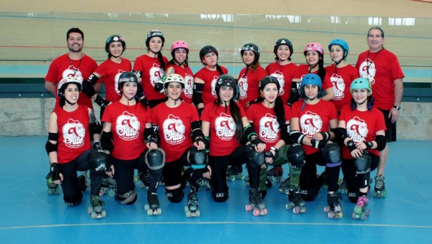 Team Chile Roller Derby. Photo via Facebook