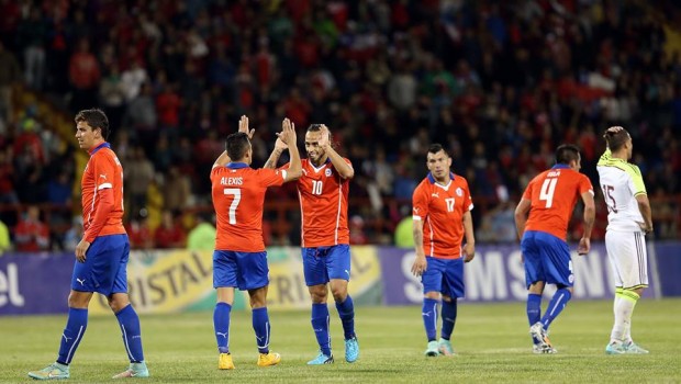 Chile thrash Venezuela. Photo: ANFP/Facebook